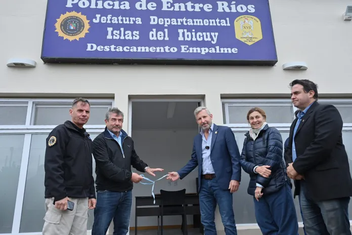  Inauguraron un puesto policial estratégico en el acceso a Villa Paranacito