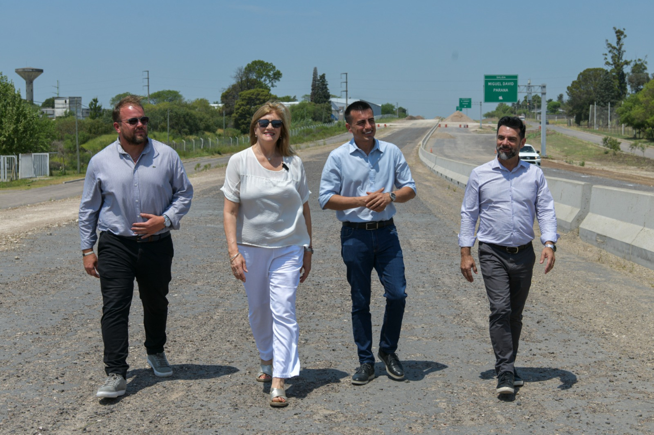 La Municipalidad de Paraná reactiva la obra de la Ruta 12 y mejora el acceso al Parque Industrial