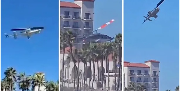Se estrelló un helicóptero en concurrida playa de Los Ángeles: hay cinco heridos