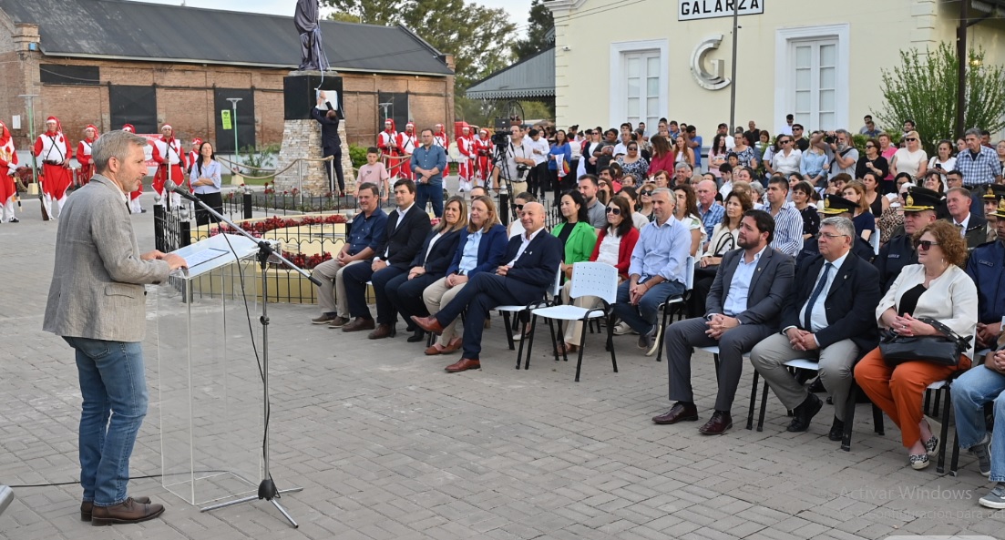  Frigerio participó del acto central por el 113° aniversario de General Galarza