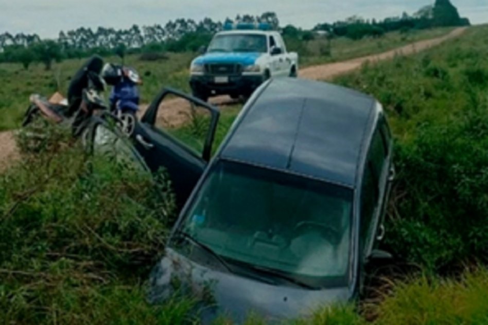  Despistó un vehículo en un camino vecinal