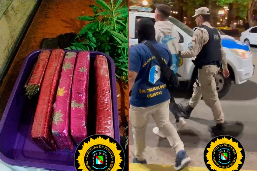  Investigación conjunta de la Policía y Prefectura: Siete detenidos y millonario secuestro de drogas tras operativo por narcotráfico en Entre Ríos