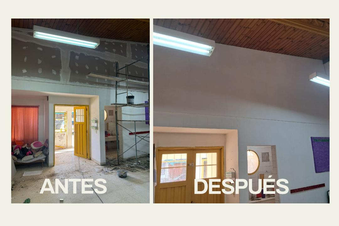  Concluyeron los trabajos edilicios en la escuela Julio Cesar Soto de Uruguay