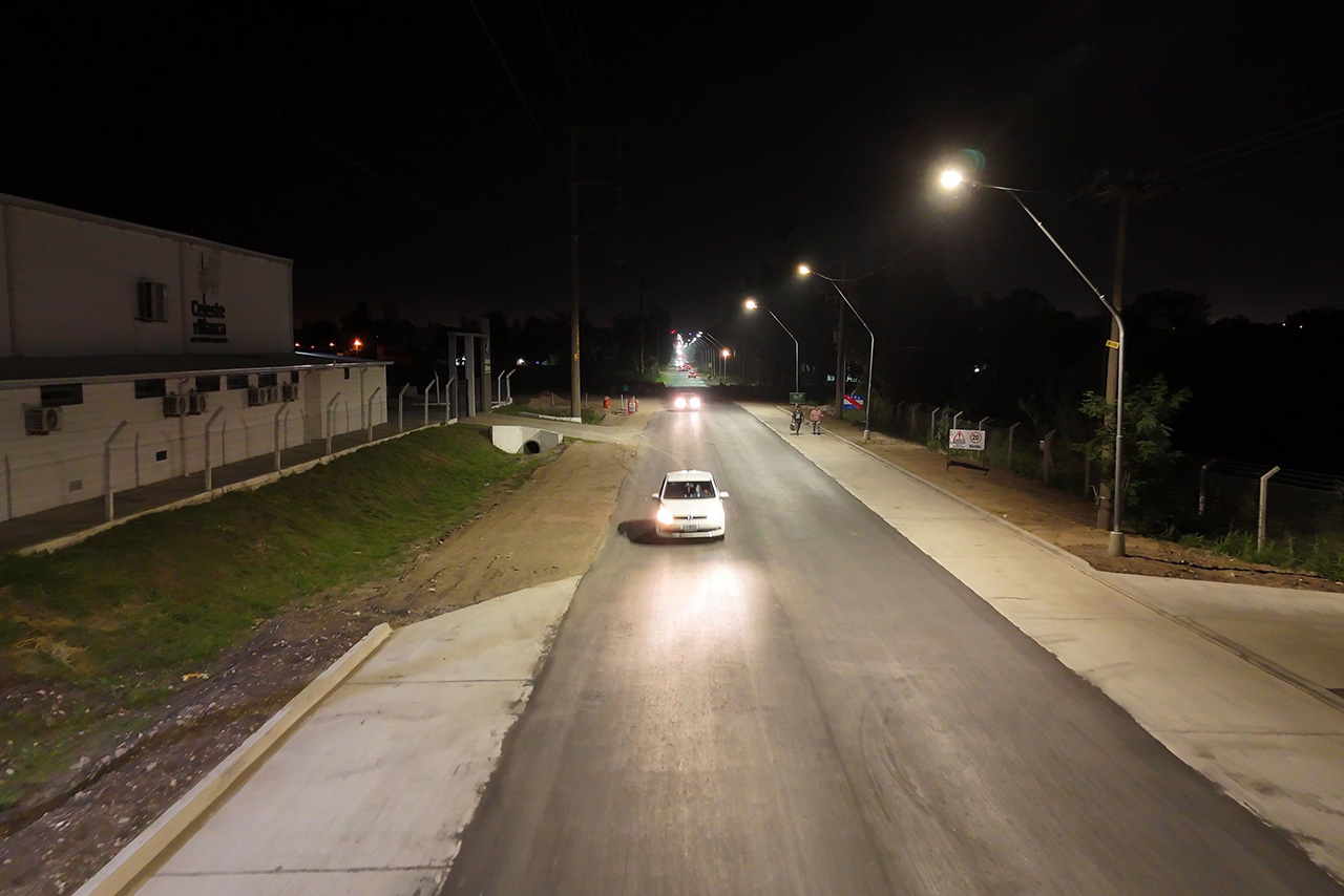 Se habilitó el ingreso al Parque Industrial por Miguel David