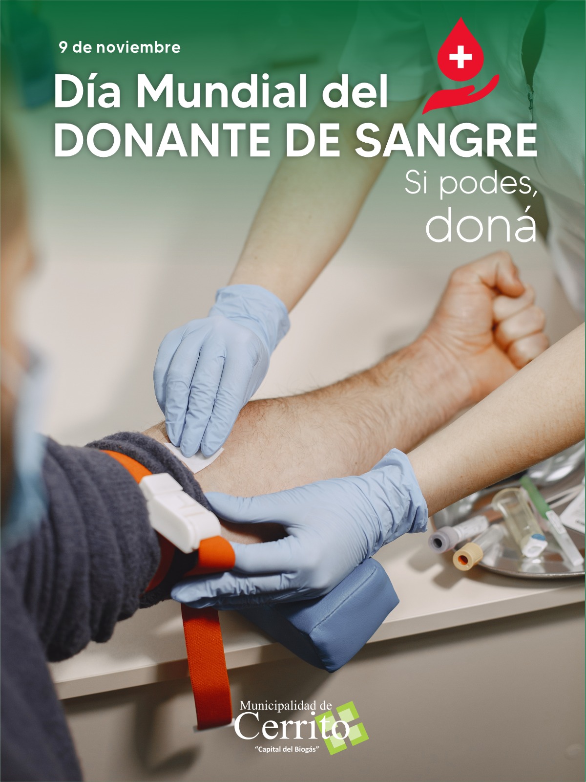 Cerrito celebra el Día Nacional del Donante Voluntario de Sangre