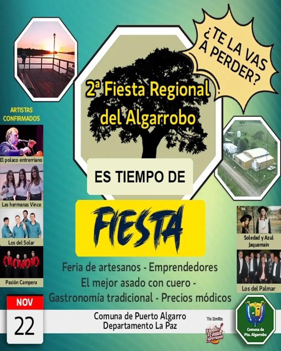  Puerto Algarrobo disfrutará este sábado de su fiesta regional con música y gastronomía