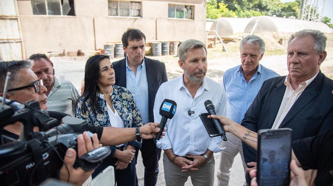 Frigerio anunció el inicio de la obra del camino productivo entre Viale y arroyo El Durazno
