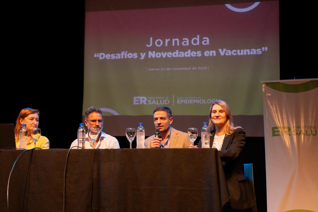  Profesionales de la salud participaron del encuentro Desafíos y novedades en vacunas
