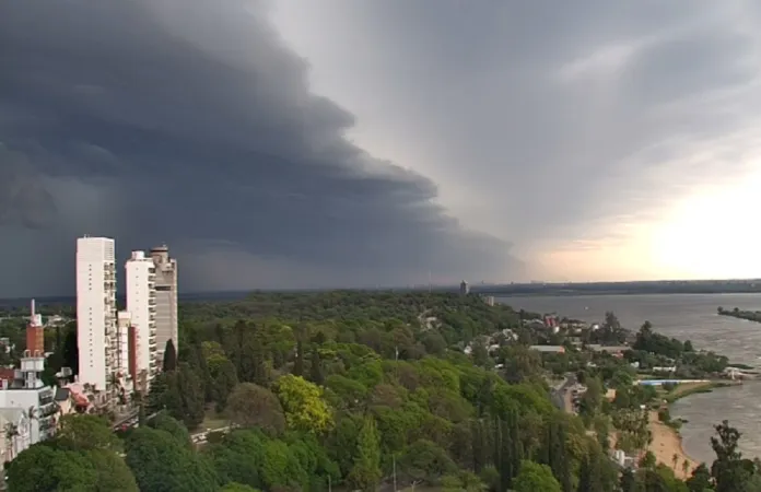 Se aproxima un sistema frontal: Emiten alerta por tormentas para este sábado en Entre Ríos