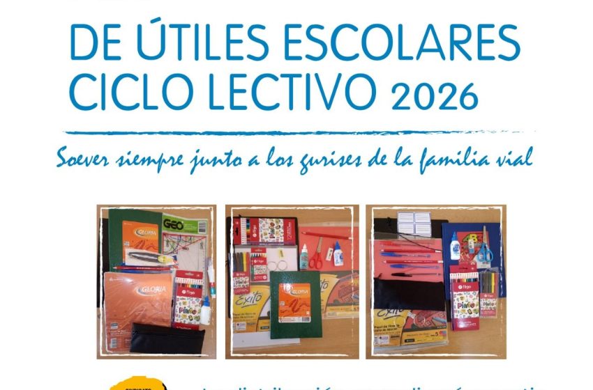  SOEVER: Entrega anual de Kit escolar