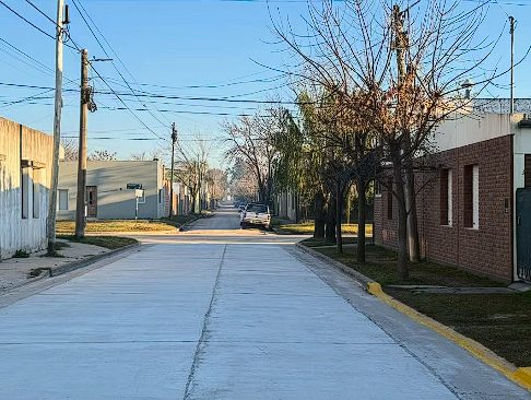  Quedó inaugurada una nueva cuadra de pavimento en la ciudad