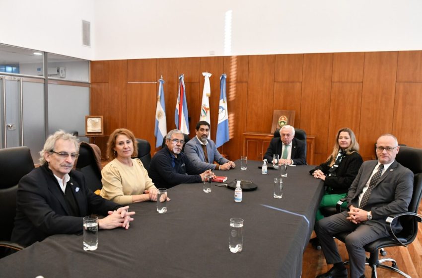  El STJ recibió a autoridades de la Federación Judicial Argentina y de AJER