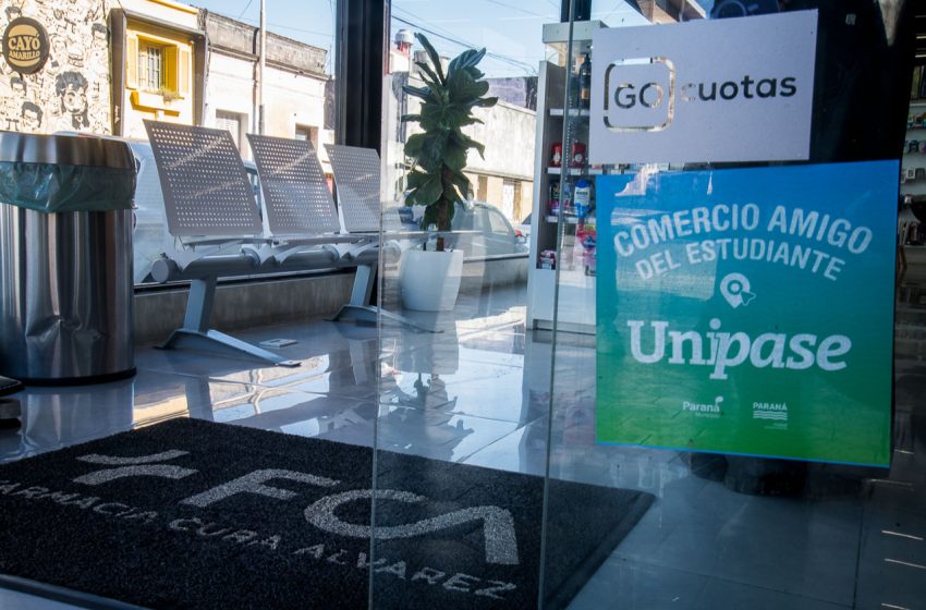  Más de 100 comercios y más de 2.800 alumnos ya forman parte de Unipase en Paraná