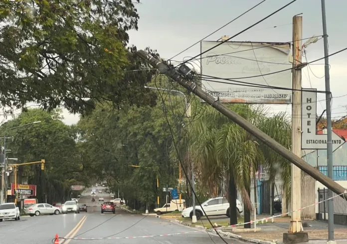  Enersa actualizó el estado del servicio eléctrico tras el temporal que azotó el norte de la provincia