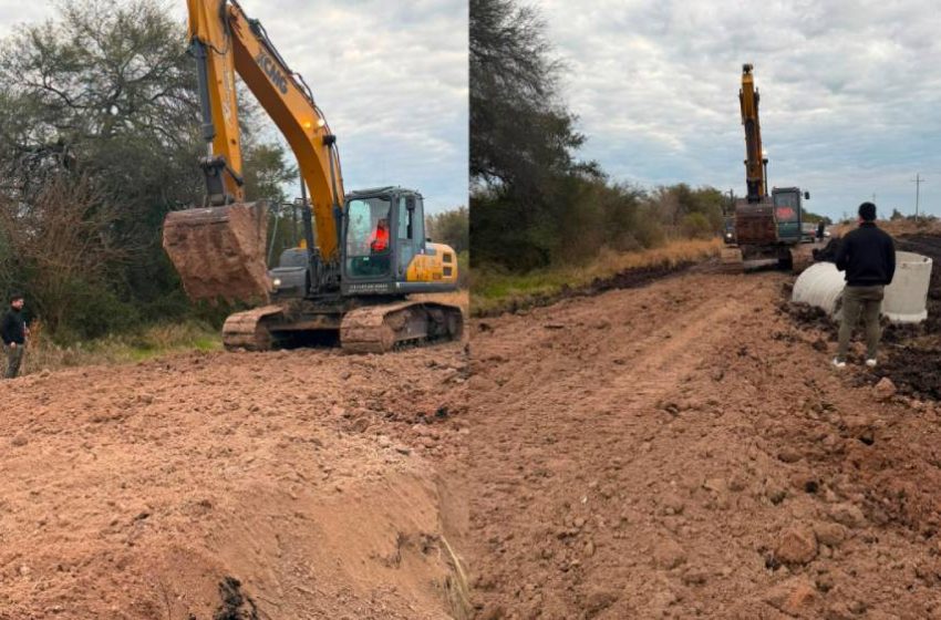  Colonia Avigdor avanza con una obra clave para mejorar el acceso a la localidad