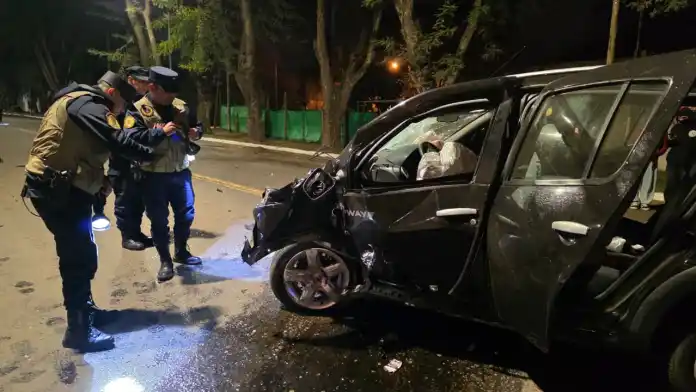  Un joven automovilista sufrió traumatismo de cráneo y múltiples lesiones graves tras violento accidente