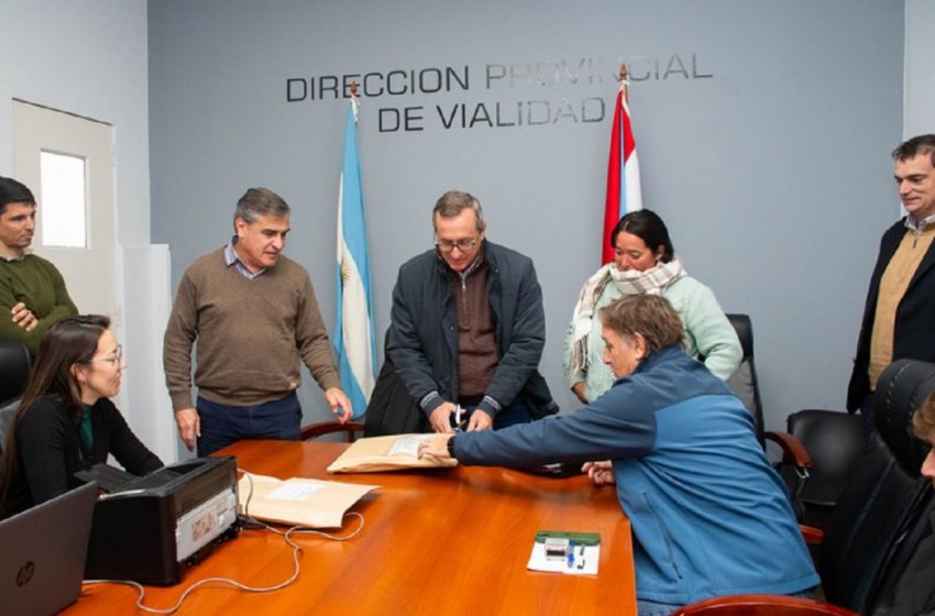  Se abrieron los sobres para la construcción de dos alcantarillas en el departamento Nogoyá