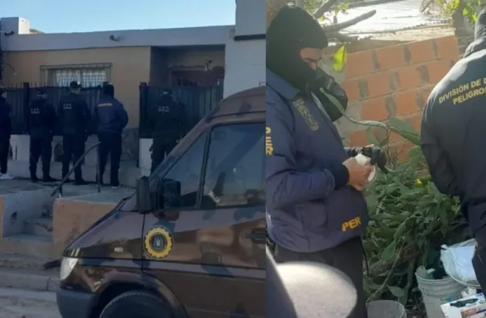  Secuestraron estupefacientes, cartuchería y dinero en un allanamiento en Diamante