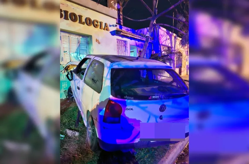  Automovilista alcoholizado chocó contra un consultorio de kinesiología en Paraná