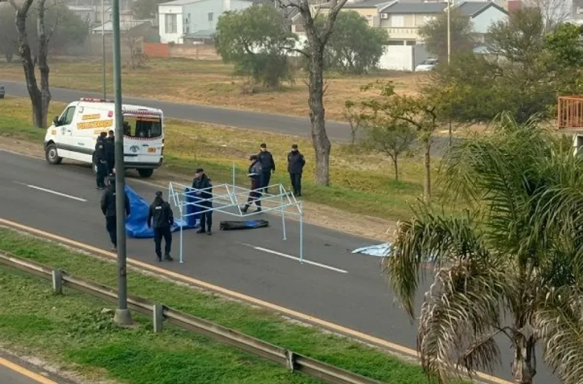  Trágico hecho en el ingreso a Paraná murió una persona