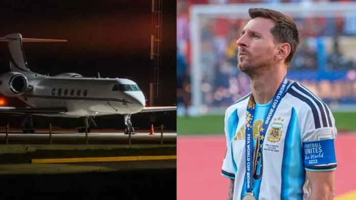  Messi llegó a la Argentina y descansará unos días con su familia cerca de Rosario