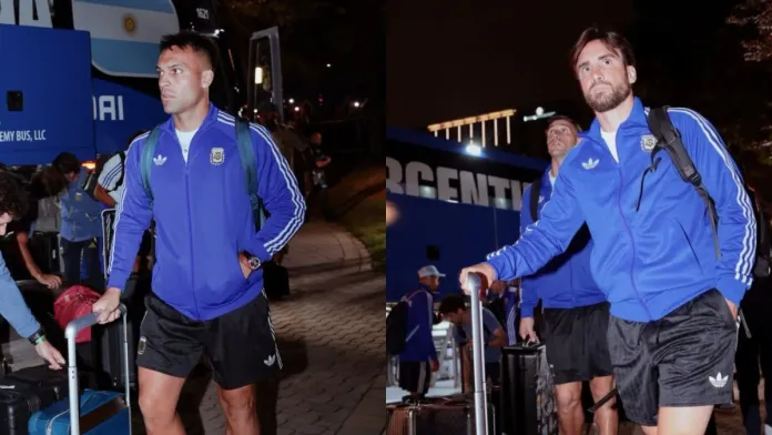  Argentina llegó a Atlanta y entrena por última vez antes del partido ante Inglaterra