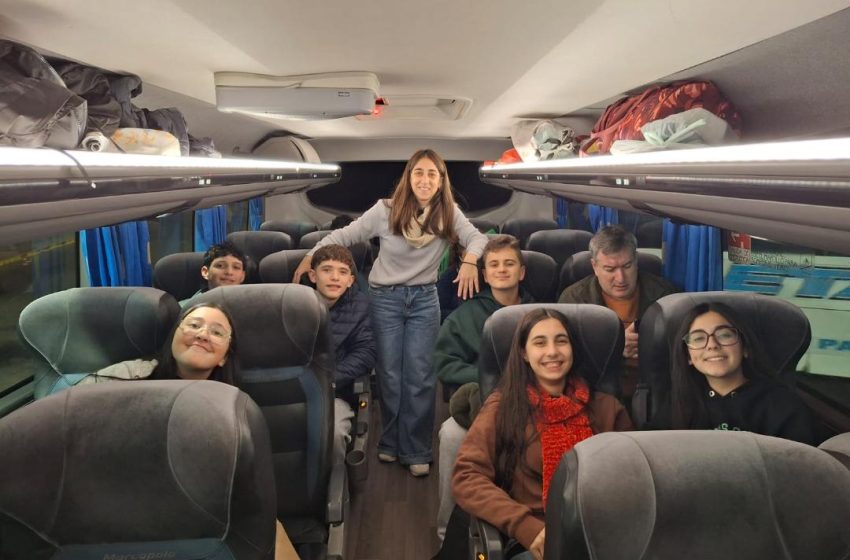  Estudiantes entrerrianos en el encuentro mutualista escolar en San Luis