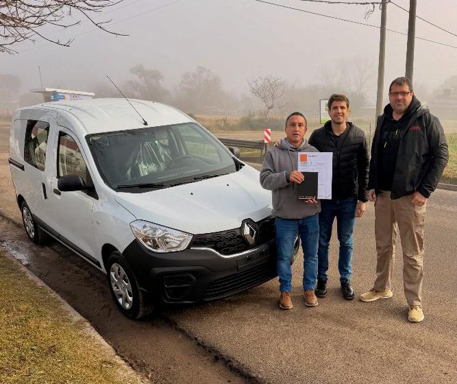  El municipio de Aldea Brasilera recibió el utilitario que se licito con el número 01/2026