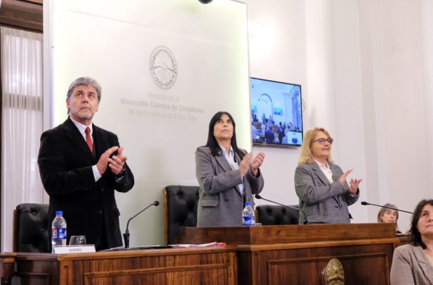  El Senado entrerriano sesionó y trató varios proyectos