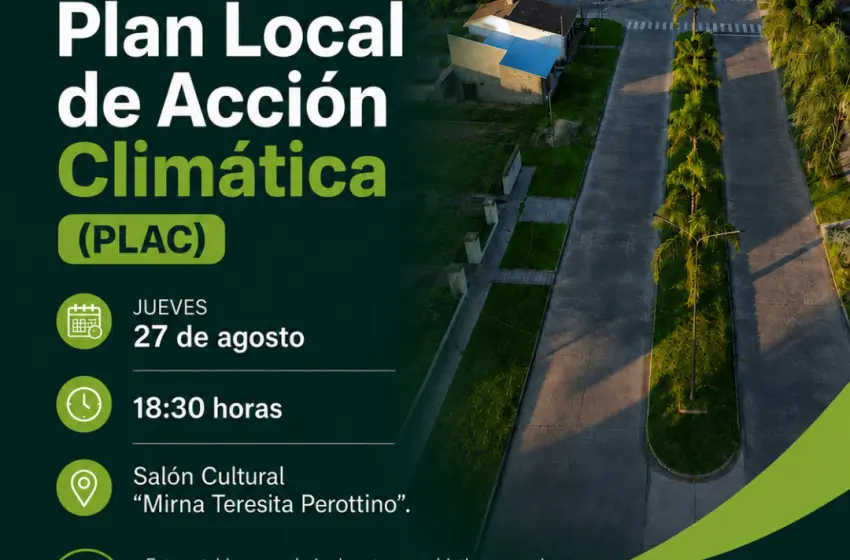 Cerrito: Invitación a la presentación del plan local de acción climática (PLAC)