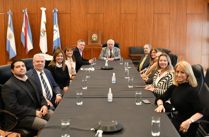  El STJ recibió a las nuevas autoridades de la Asociación de la Magistratura y la Función Judicial