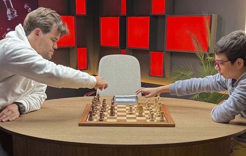  Hazaña argentina: A sus 12 años, Faustino Oro le ganó una partida al número uno del mundo, Magnus Carlsen