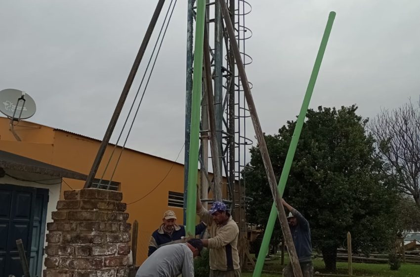  La Comuna de Puerto Algarrobo continúa con obras para mejorar la red de agua
