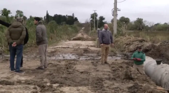  Realizan mejoras y recambian conductos pluviales de cara a la llegada del fenómeno El Niño en Paraná