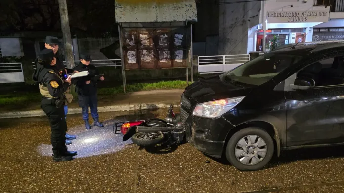  Concordia: Un joven falleció tras un violento siniestro vial entre una moto y un automóvil