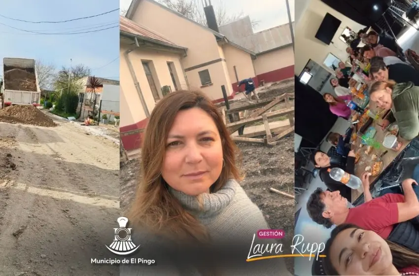  El Pingo: Gestión Laura Rupp semana de trabajo y compromiso con la comunidad