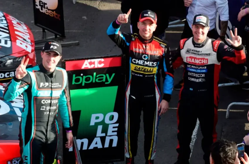  TC en Paraná: Truccó ganó la clasificación, el entrerriano Bonelli largará tercero y Werner desde el séptimo puesto