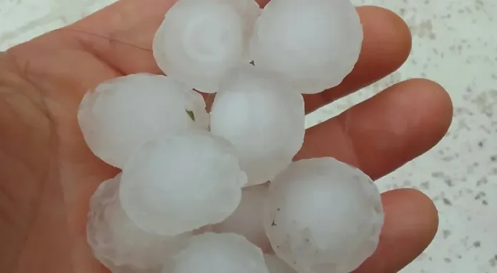  Concepción del Uruguay: Fuerte granizada sorprendió a una localidad entrerriana