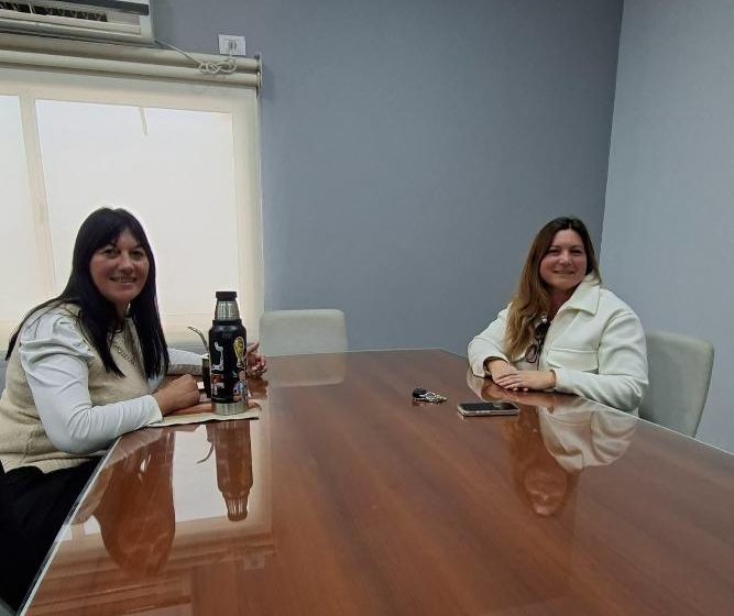  La intendenta Laura Rupp visitó a su par de Tabossi, Elsie Miraglio