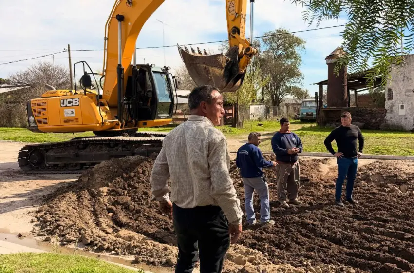  Municipio de Aldea Brasilera: Comenzaron los trabajos de la obra de calle Alvear
