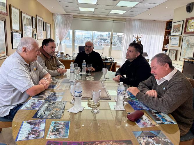 San José de Feliciano: El intendente Arevalo mantuvo reunión con para la firma de convenio con FATLyF