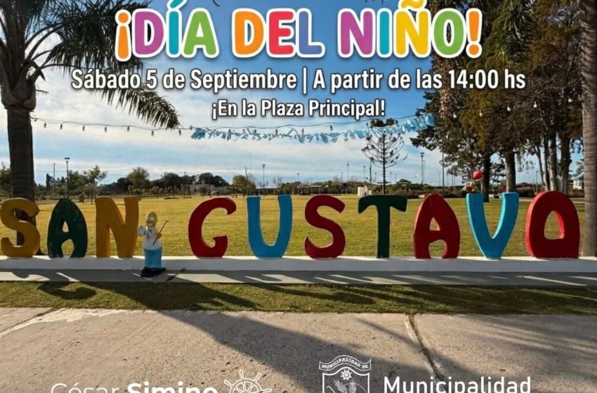  En San Gustavo se realizara el evento de ¡Festejos por el Día del Niño!