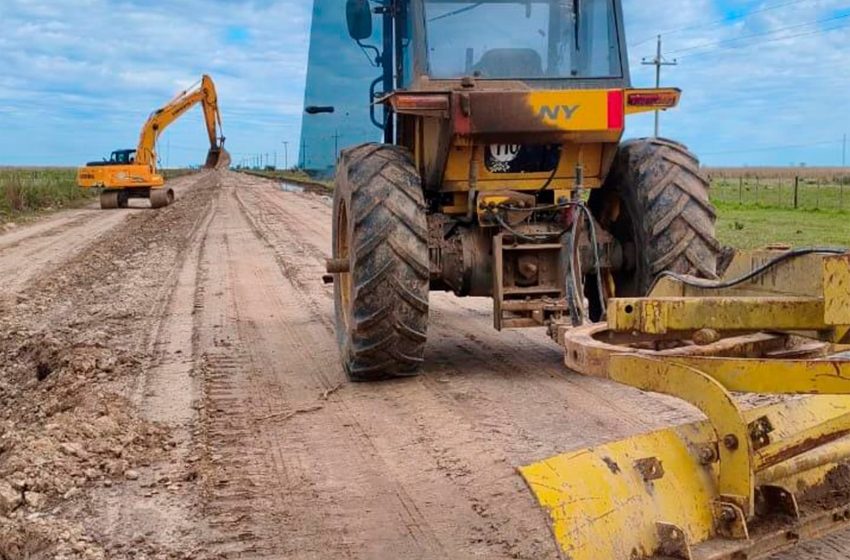  DPV: Caminos rurales se ejecutan trabajos de recuperación en la zona de Islas del Ibicuy