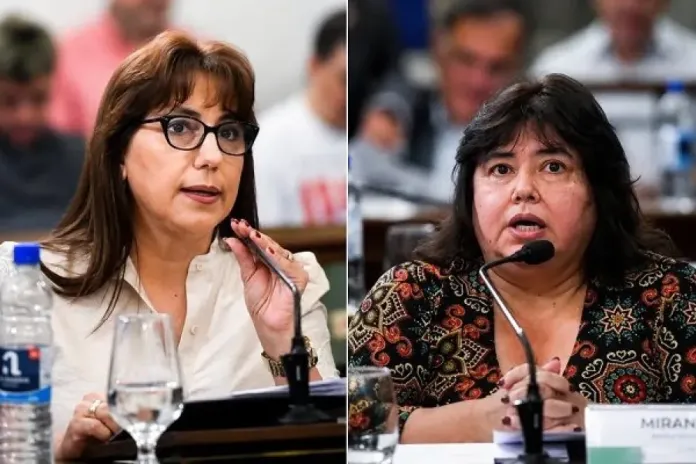  El PJ echó a las senadoras provinciales Nancy Miranda y Gladys Domínguez
