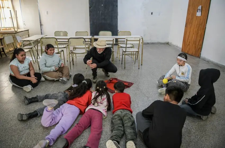  Construir Valores llegó con arte, teatro y marionetas al barrio San Jorge