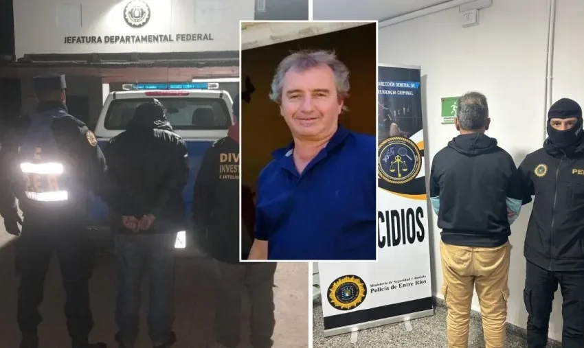  Detuvieron a un albañil y su cómplice por el homicidio del arquitecto en Paraná, bajo la hipótesis de un robo