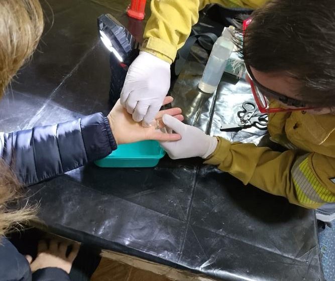  Bomberos voluntarios de Paraná: Extracción de anillo
