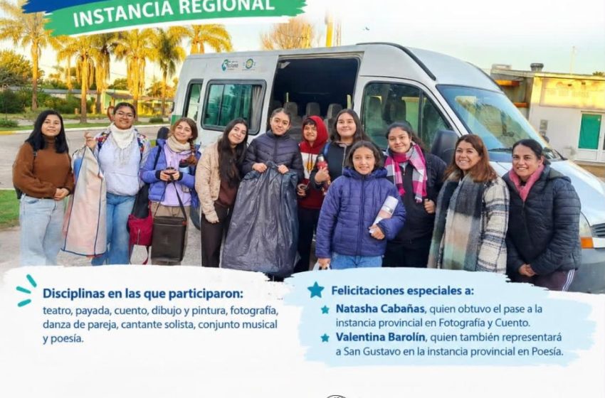  San Gustavo participó de la instancia regional de los juegos culturales entrerrianos