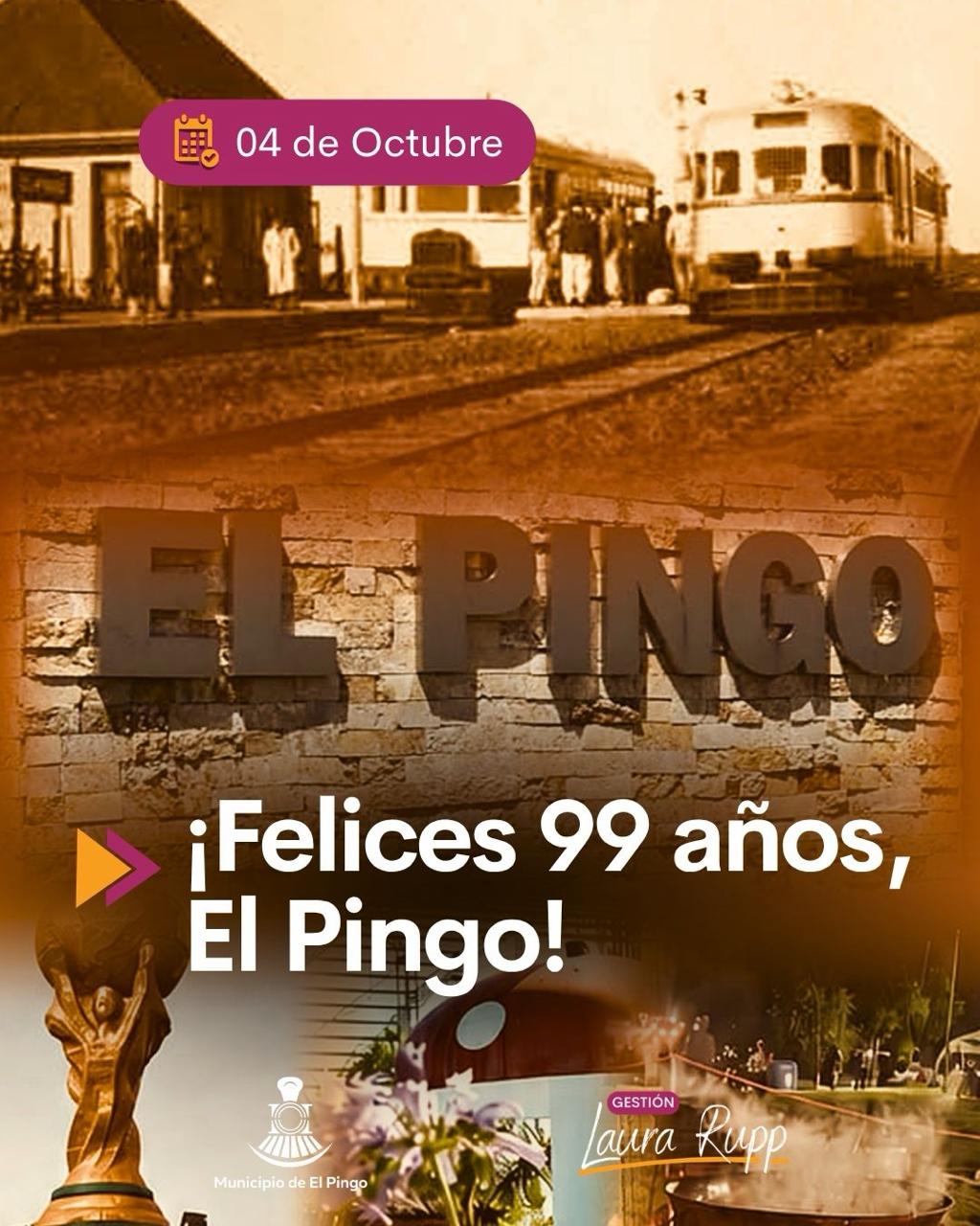 La estación de trenes marco la historia de lo que es hoy 99 años de El Pingo